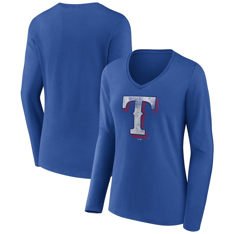 

Футболка с длинным рукавом Fanatics Branded Texas Rangers, роял