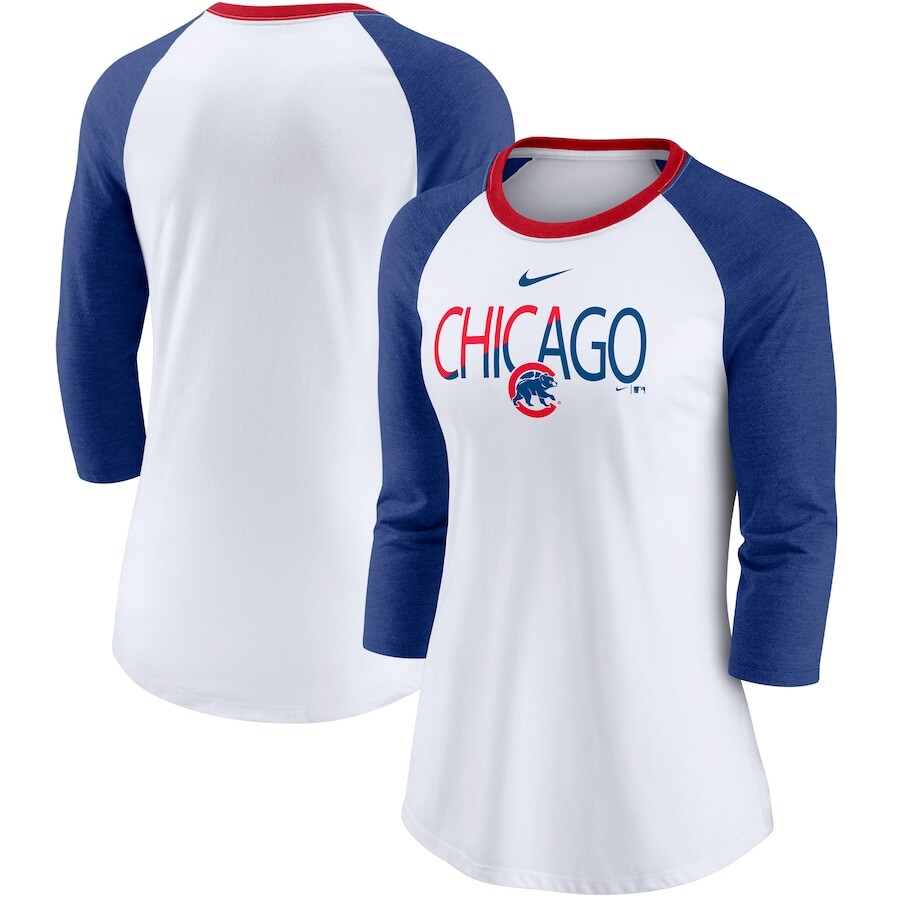 

Футболка с длинным рукавом Nike Chicago Cubs, белый