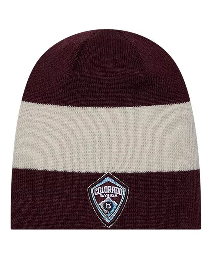 

Мужская бордовая вязаная шапка Colorado Rapids 2024 Kick Off Collection New Era, красный