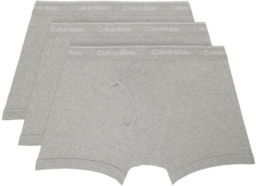 

Комплект из трех серых трусов-боксеров Calvin Klein Underwear