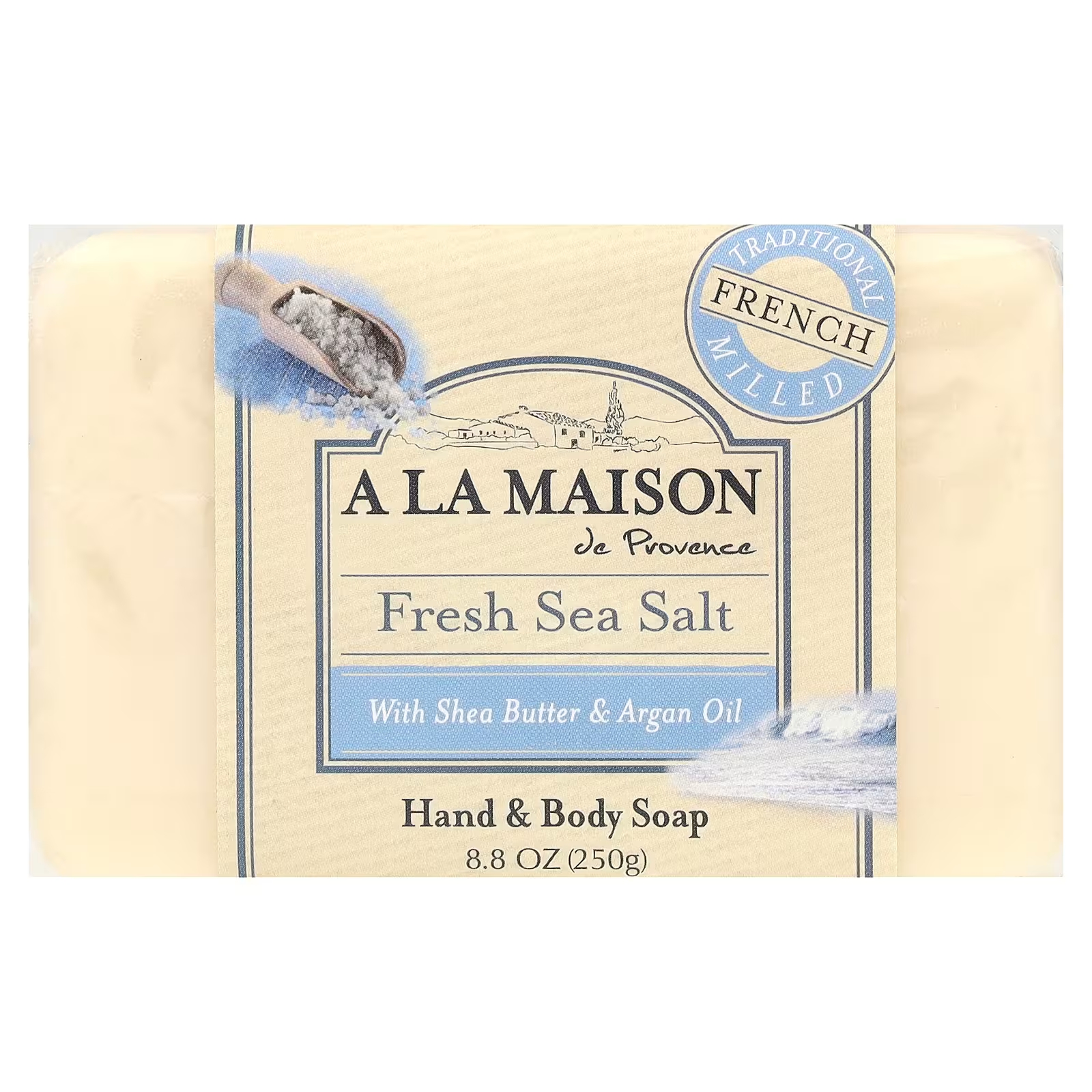 Мыло для рук и тела со свежей морской солью, 8,8 унции (250 г) A La Maison de Provence