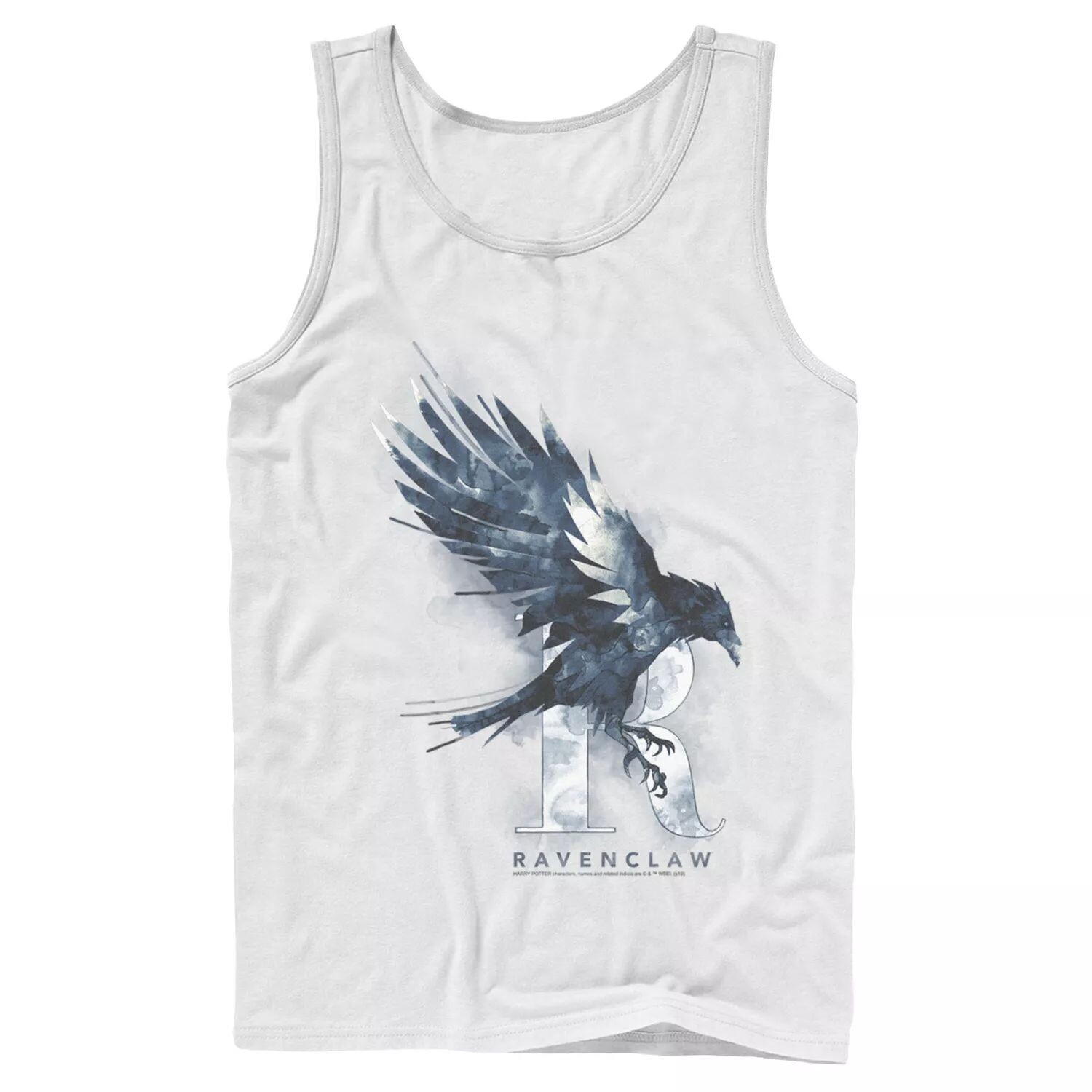 

Мужская акварельная майка Harry Potter Ravenclaw
