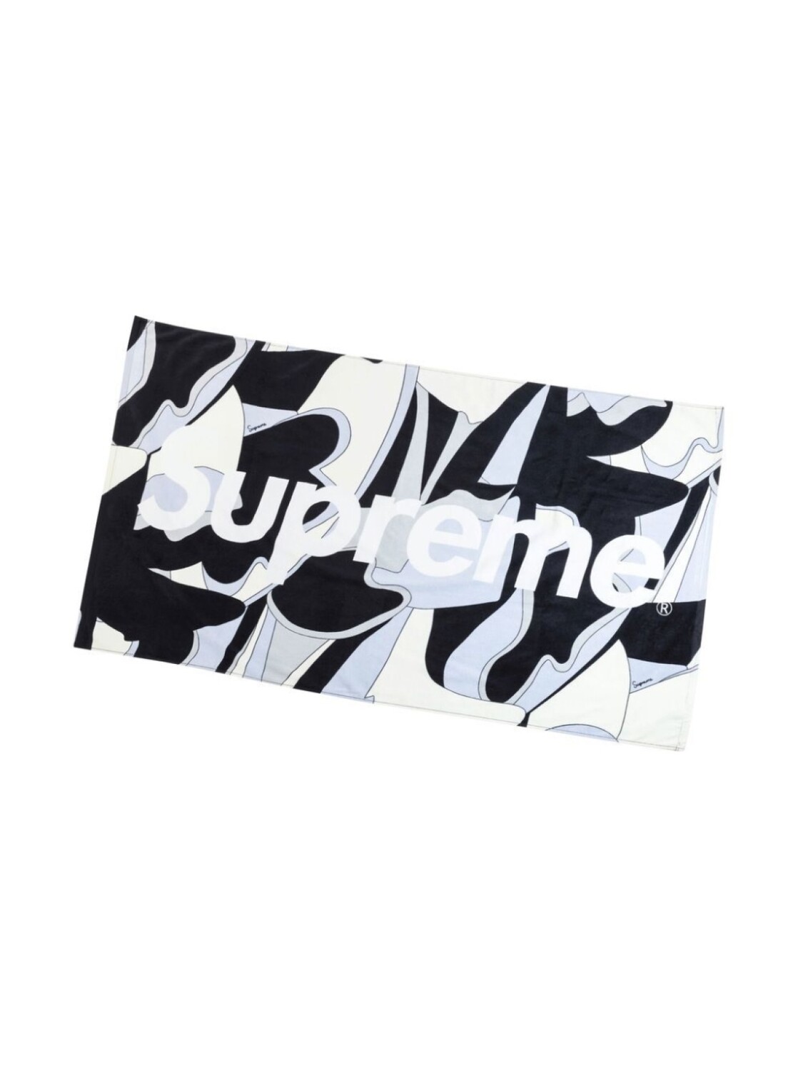 

Supreme пляжное полотенце Abstract, черный
