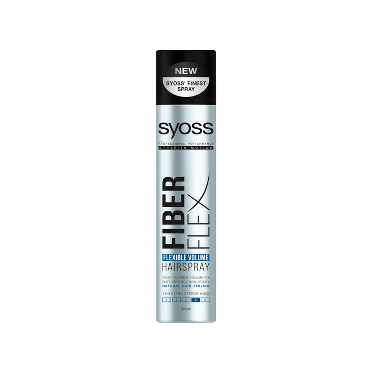 лак для волос syoss ultra flex упругий объем 400мл Лак для волос экстрасильного объема Syoss Fiberflex, 300 мл
