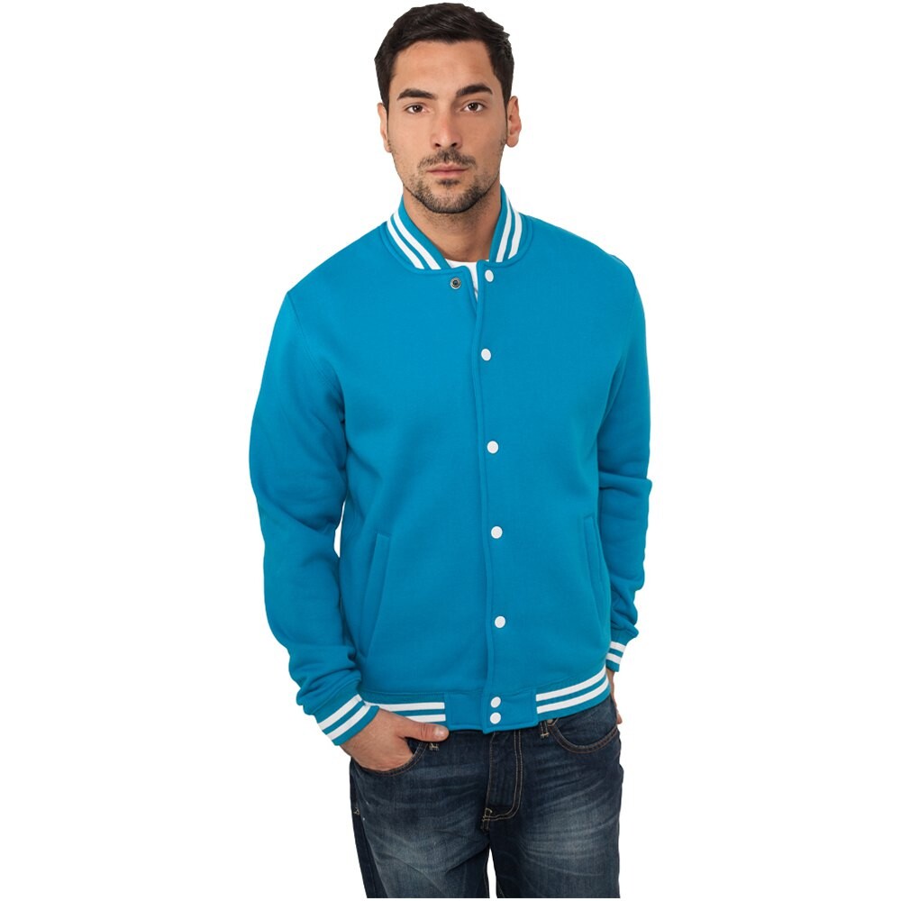 

Толстовка Urban Classics Jacket College, фиолетовый