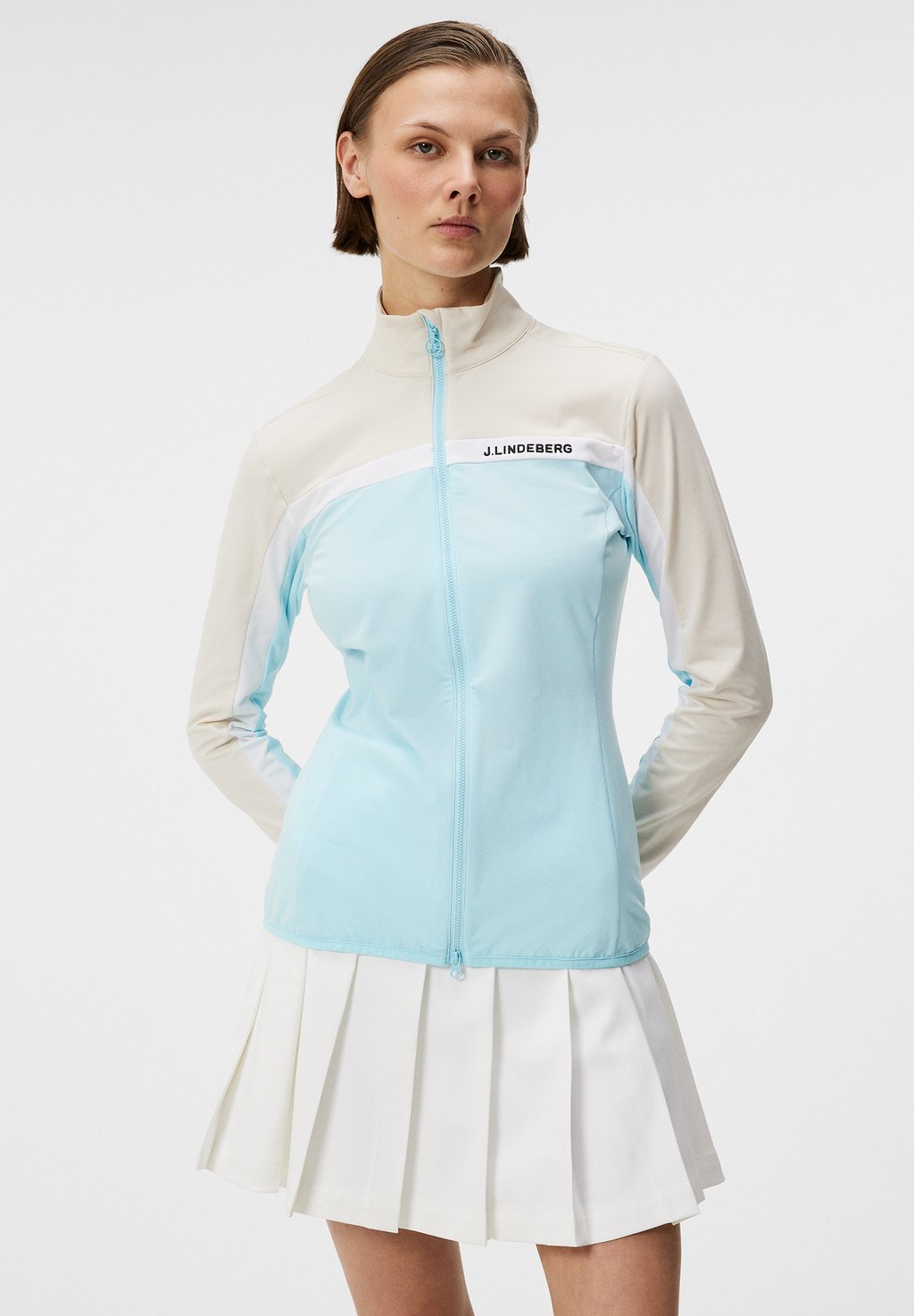 Куртка для тренировок SEASONAL JANICE MID LAYER J.LINDEBERG Sports, цвет atomizer цена и фото