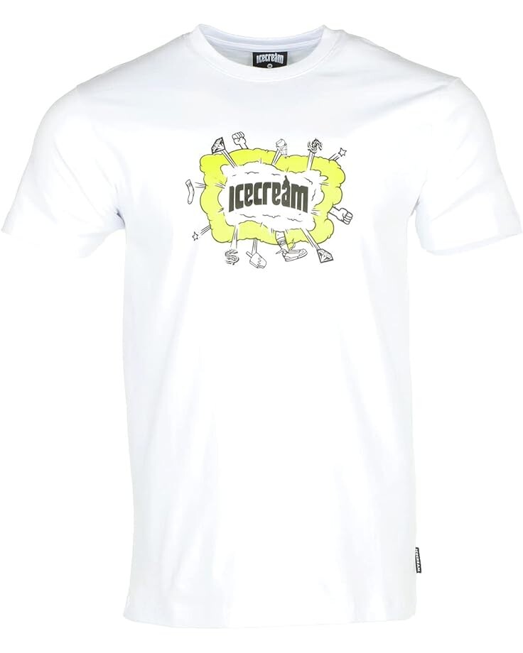 

Футболка Ice Cream Fight Short Sleeve Tee, белый