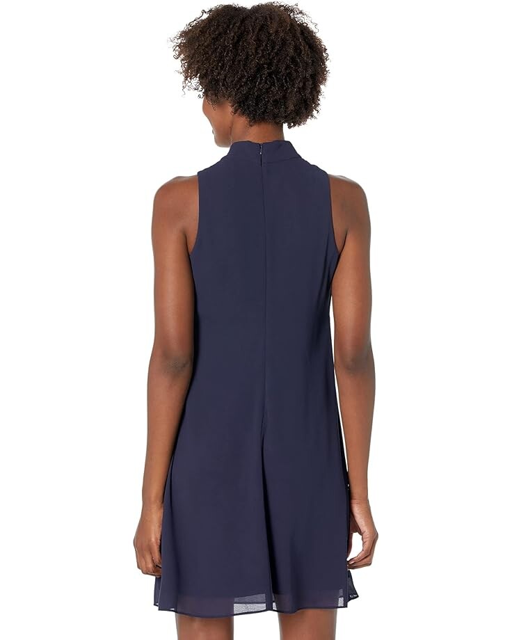 

Платье Vince Camuto High Neck Float with Bow Neck, темно-синий
