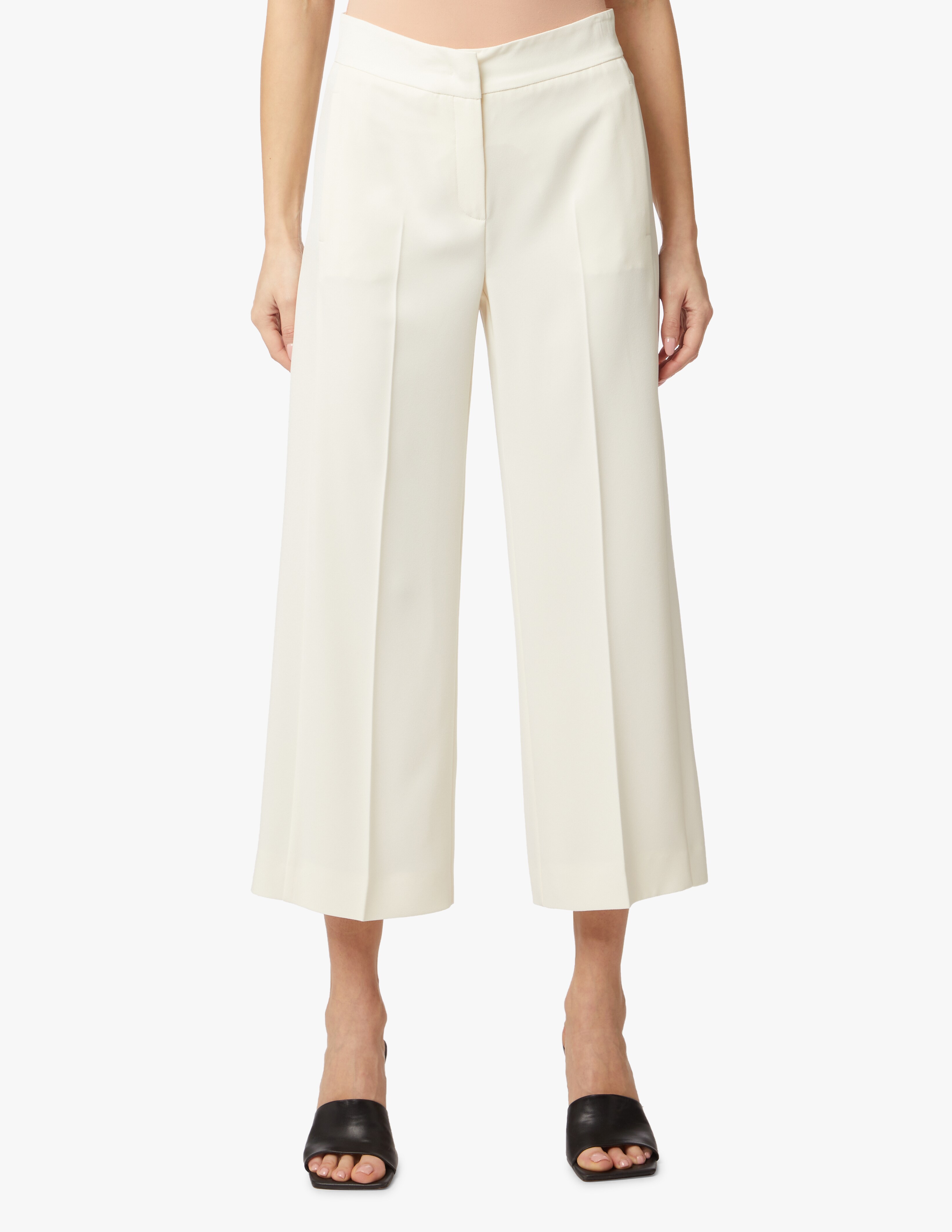 Укороченные брюки Grace Marella, цвет Bianco Lana