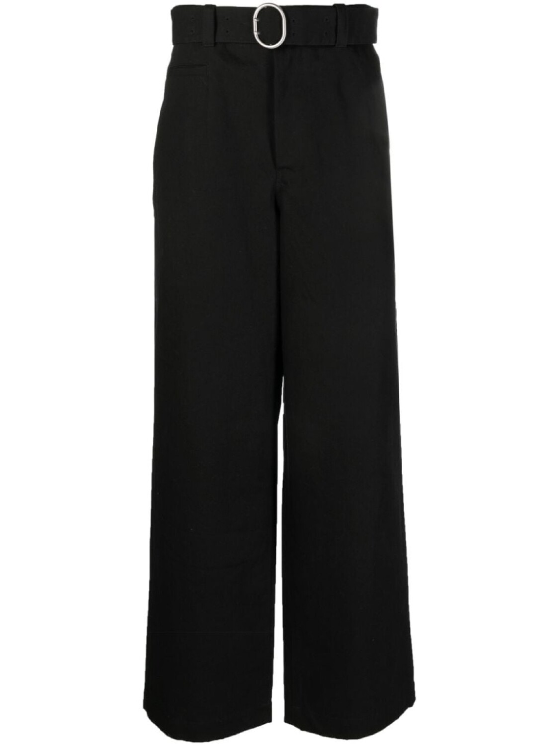 

Jil Sander широкие брюки с поясом, черный