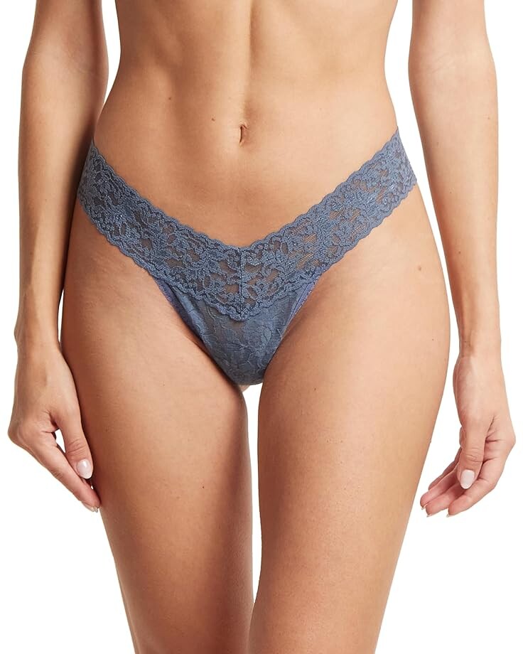 Стринги Hanky Panky Signature Lace Low Rise Thong, цвет Tour Guide