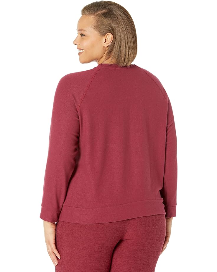 Пуловер Beyond Yoga Plus Size Favorite Raglan Crew Pullover, цвет Garnet Red пуловер beyond yoga side slit long sleeve pullover цвет garnet red