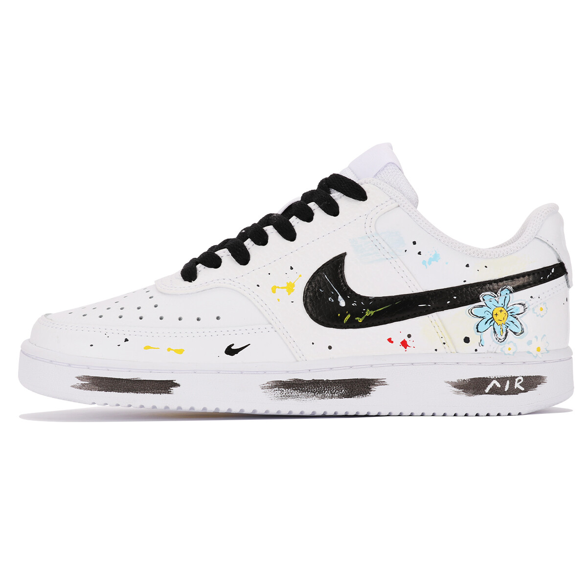

Женские кроссовки для скейтбординга Nike Court Vision 1, Black/White