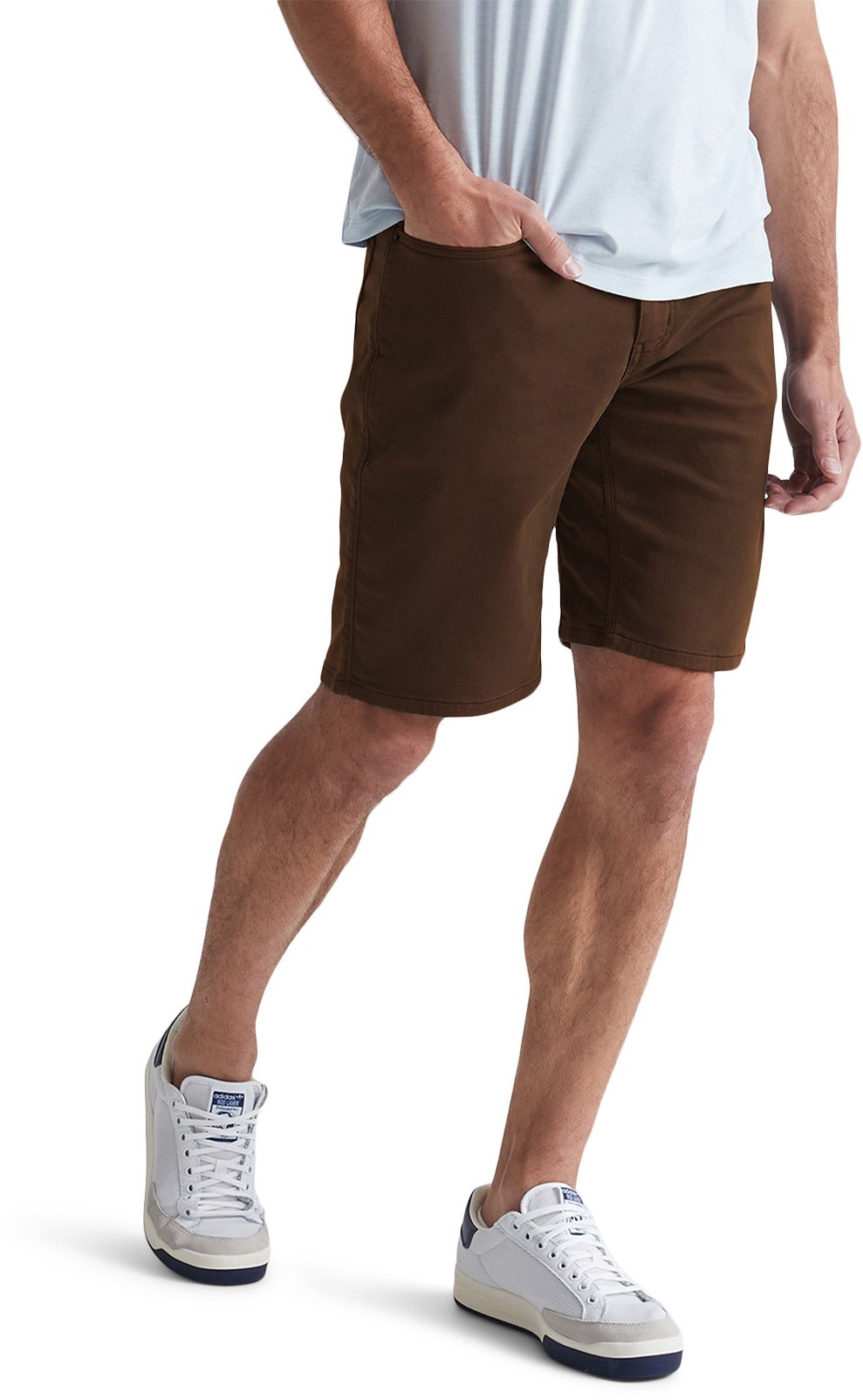 Свободные шорты No Sweat 10 дюймов — мужские DUER, коричневый