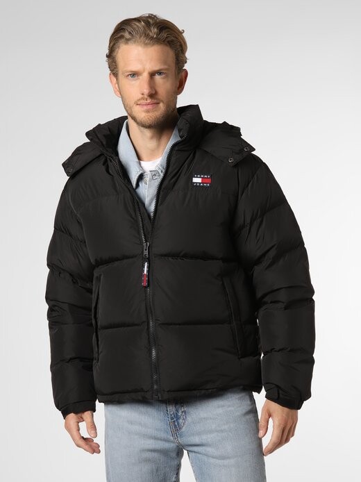 

Пуховик Tommy Jeans, черный