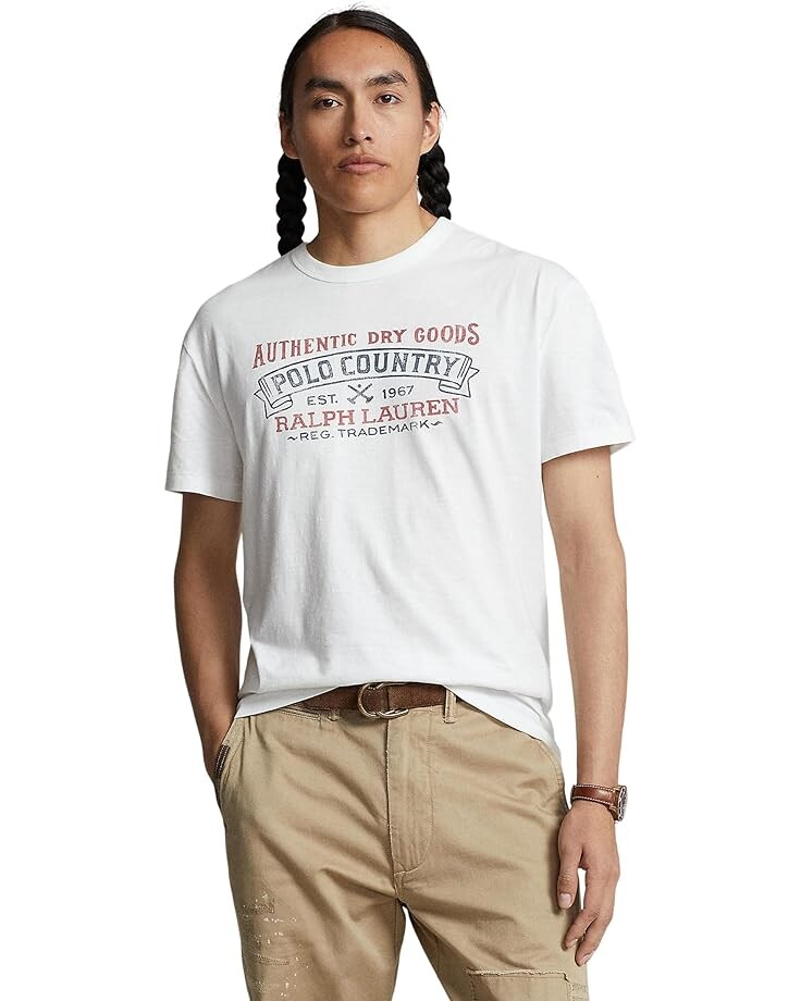 

Футболка Polo Ralph Lauren Classic Fit Polo Country, белый