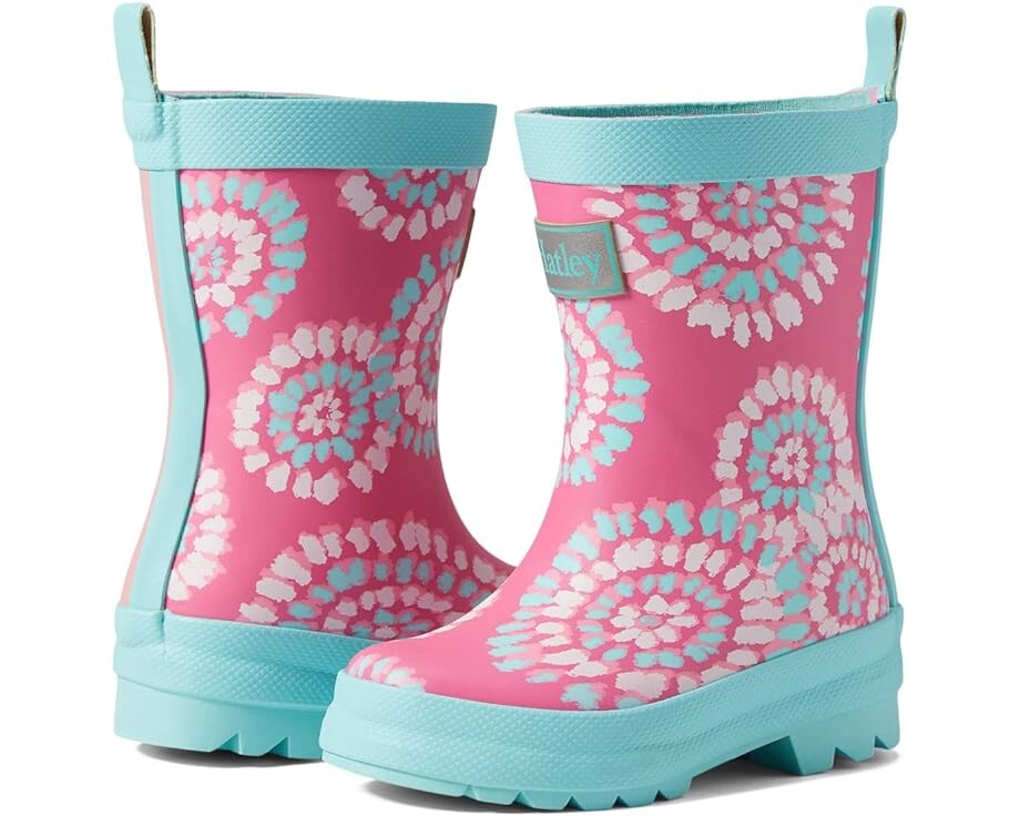 

Ботинки Hatley Painted Mandalas Matte Rain Boots, розовый