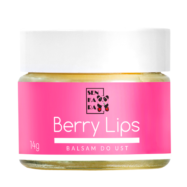 Натуральный бальзам для губ малина Senkara Berry Lips, 14 гр