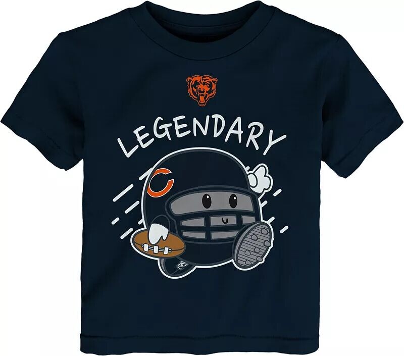 

Nfl Team Apparel Темно-синяя футболка Chicago Bears Poki для малышей