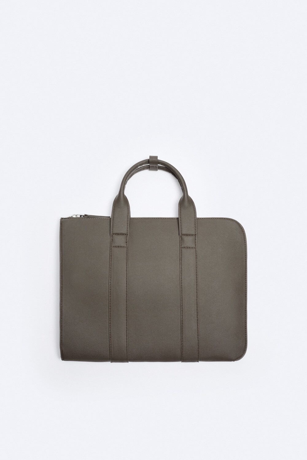 

Твердый цвет узкий портфолио Zara, браун