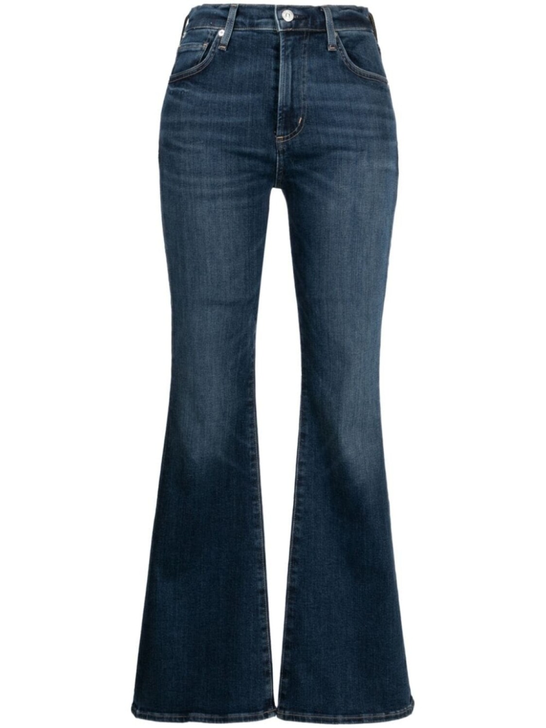 

Citizens of Humanity джинсы bootcut Lilah с эффектом потертости, синий