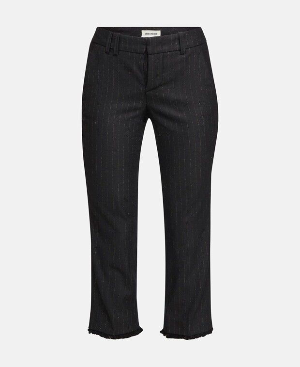 

Шерстяные брюки Zadig&Voltaire, черный