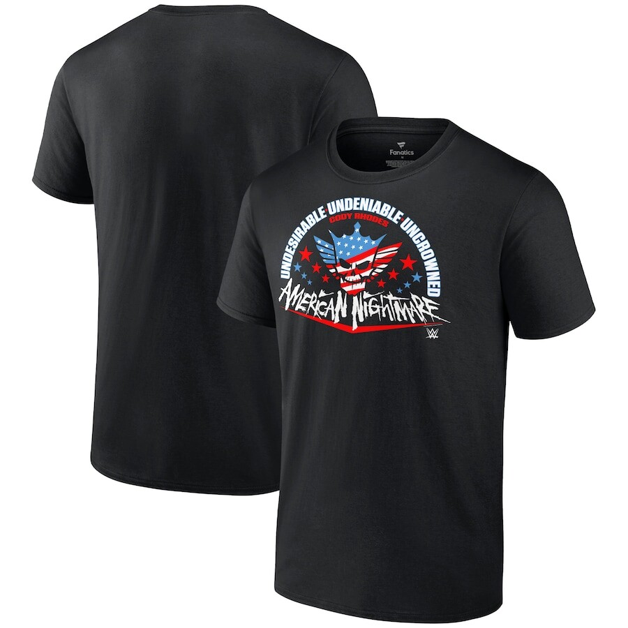 

Футболка с коротким рукавом Fanatics Branded Cody Rhodes, черный