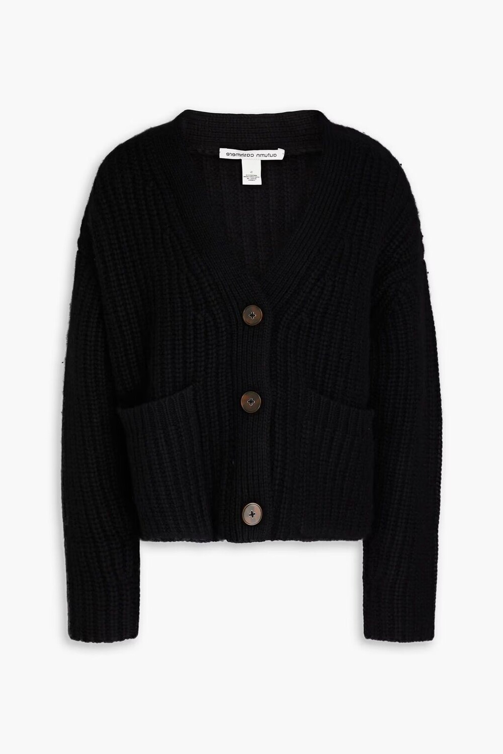 

Кардиган рельефной вязки Autumn Cashmere, черный
