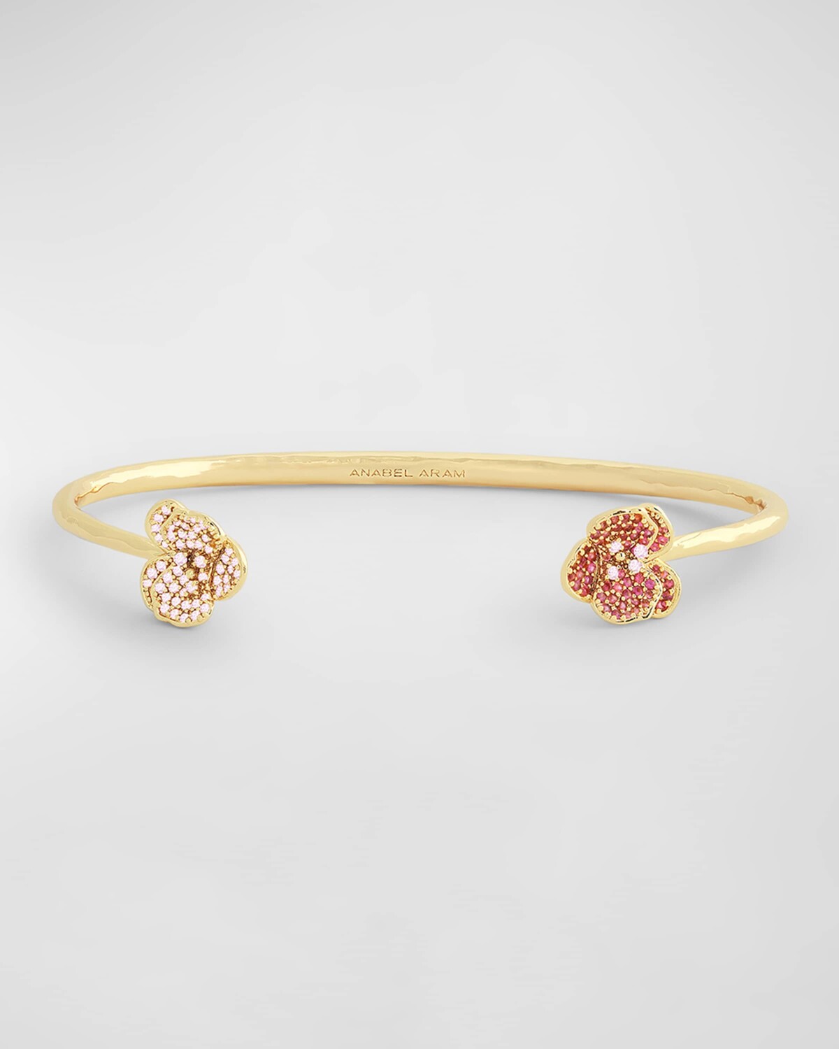 

Браслет с орхидеей и паве Anabel Aram Jewelry, цвет Gold