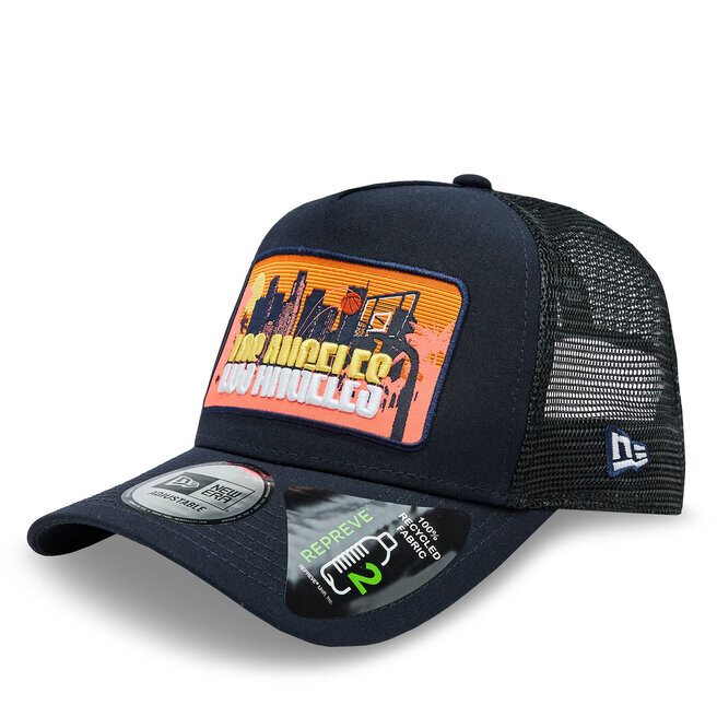 

Бейсболка New Era LicensePlate Trucker, темно-синий