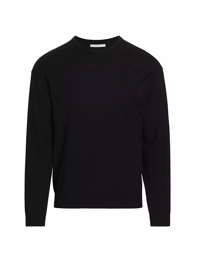 

Вязаный свитер с круглым вырезом Helmut Lang, черный