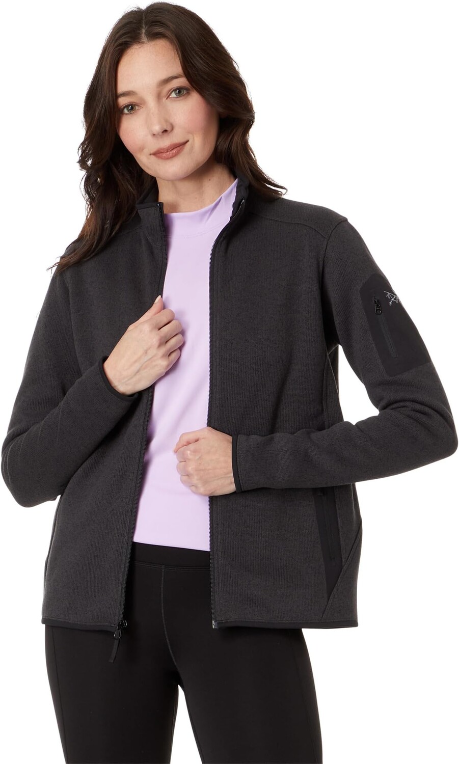 

Свитер Covert Cardigan Arc'teryx, цвет Black Heather II