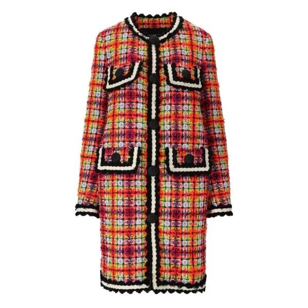 

Пальто acid bouclé coat Dsquared2, мультиколор