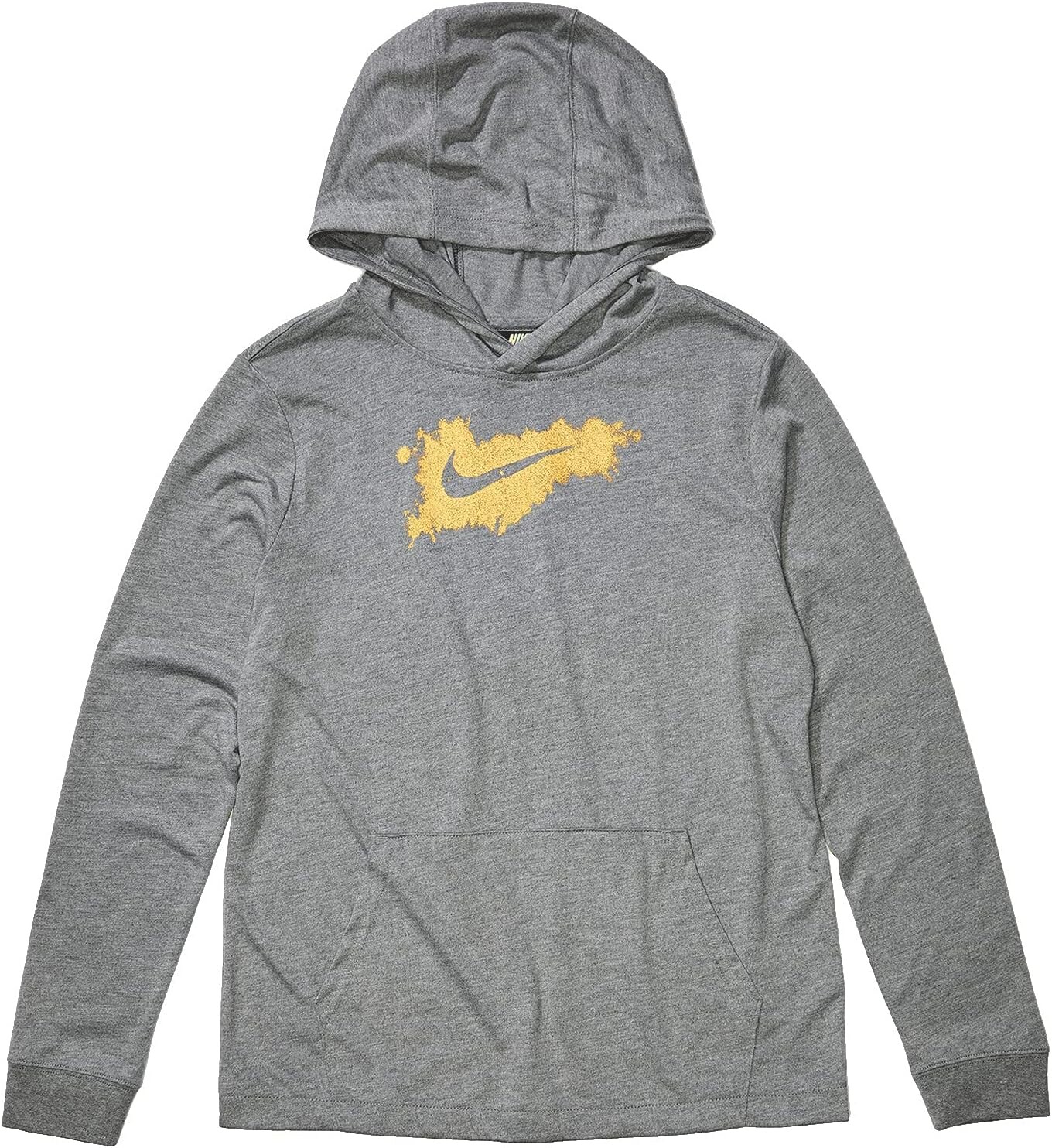 

Худи Nike Sportswear Jersey Hoodie, цвет Carbon Heather/Citron Pulse