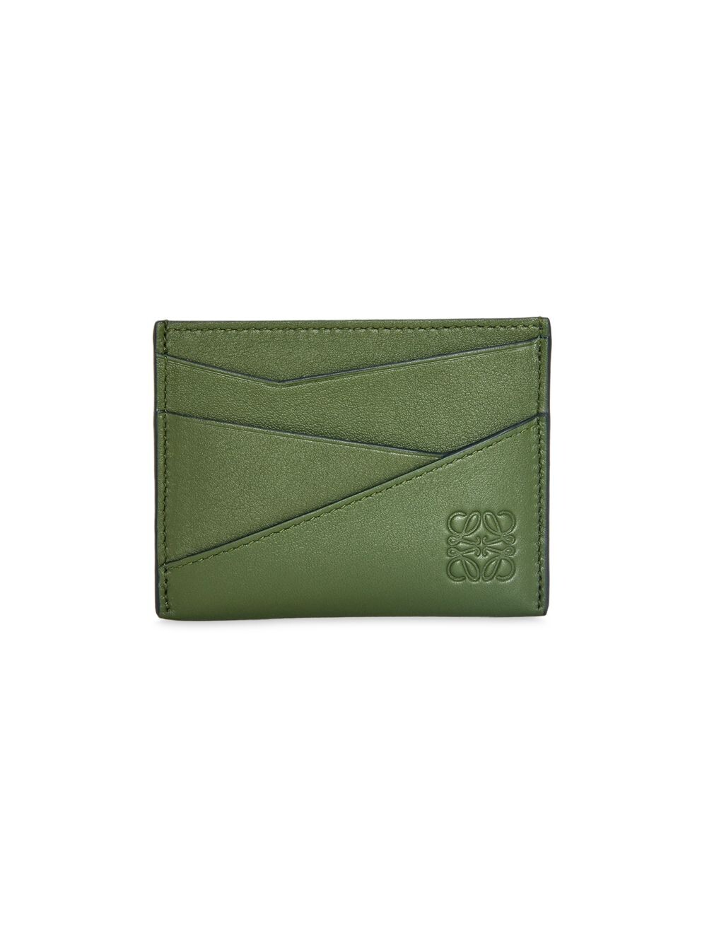 

Кожаный футляр для карт Puzzle Edge Loewe, зеленый