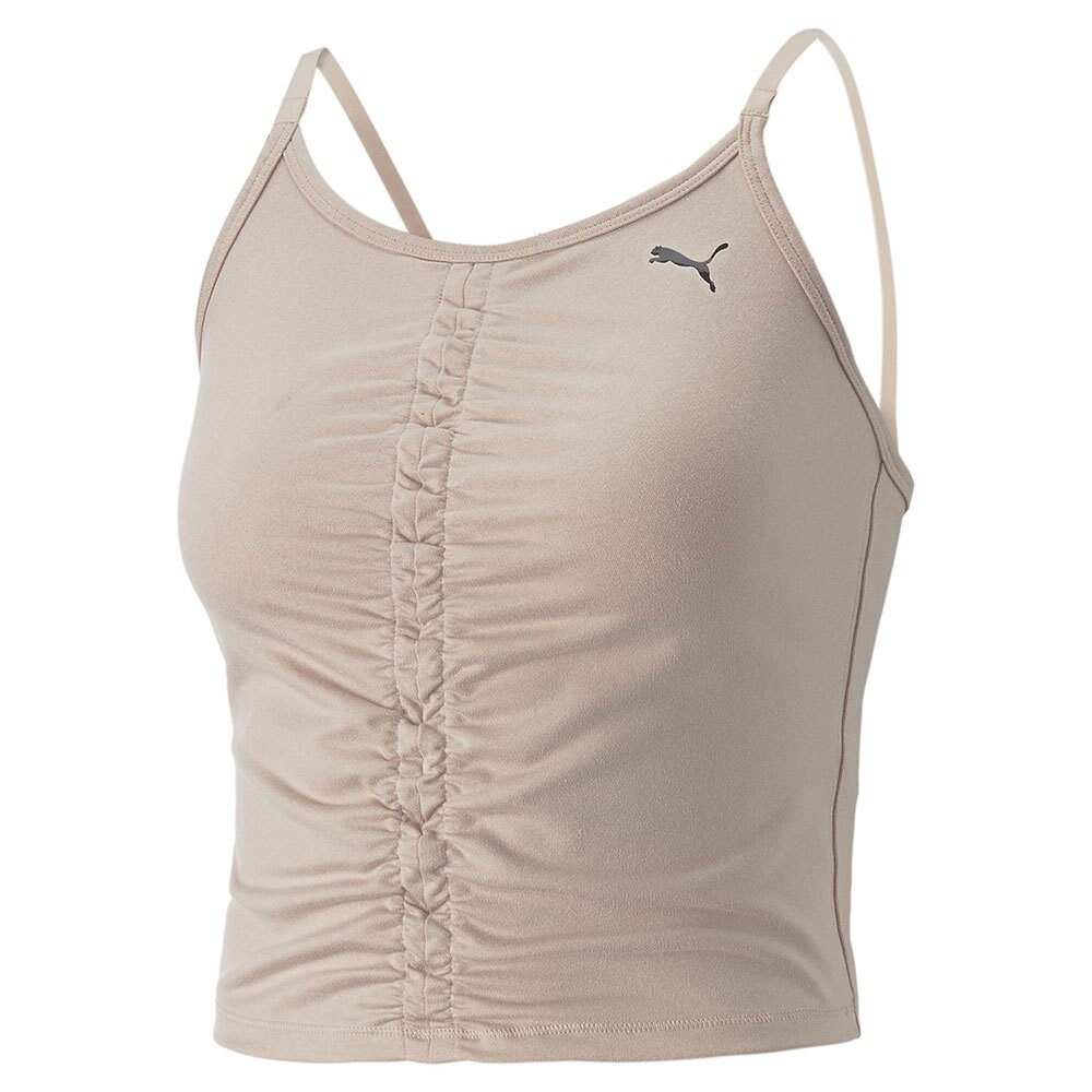 

Футболка без рукавов Puma Studio Foundation Ruched, бежевый