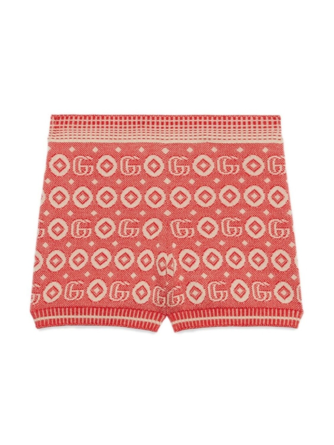 

Gucci Kids шорты с логотипом Double G, красный