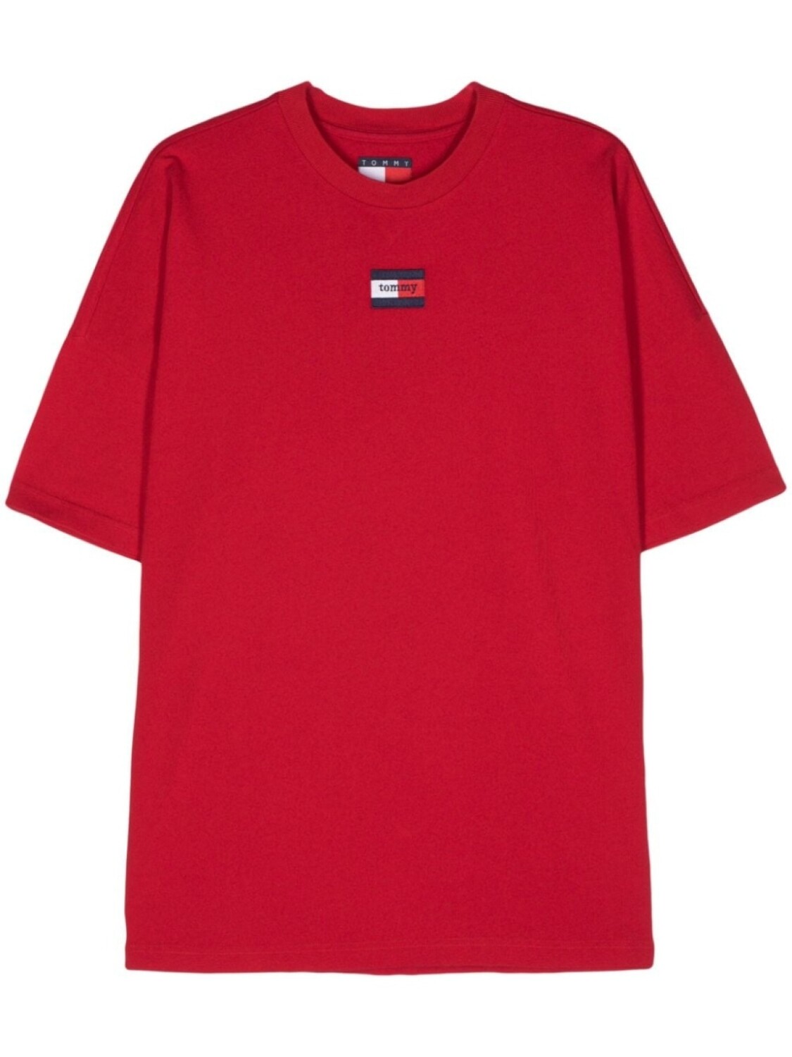 

Tommy Jeans футболка из хлопка с вышитым логотипом, красный
