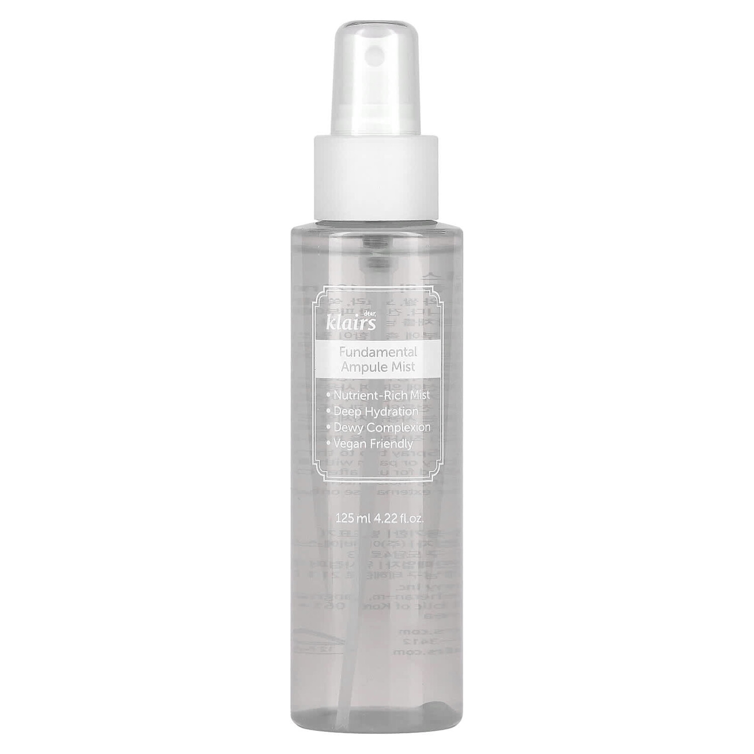 

Klairs, Fundamental Ampule Mist, 125 мл (4,22 жидк. унции), Dear