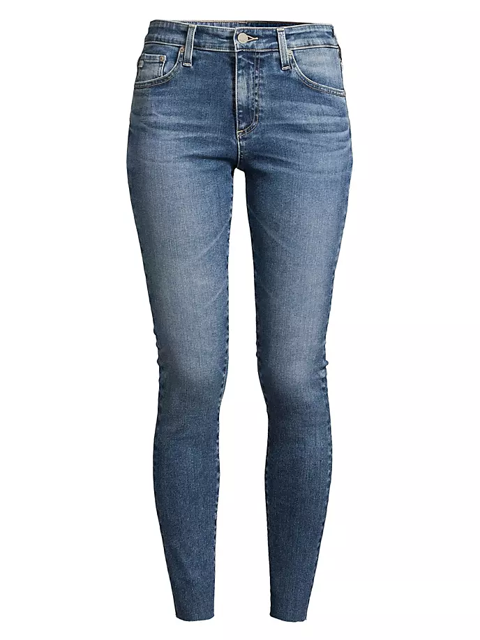 Эластичные джинсы скинни до щиколотки Farrah с высокой посадкой Ag Jeans, цвет 12 years fluid