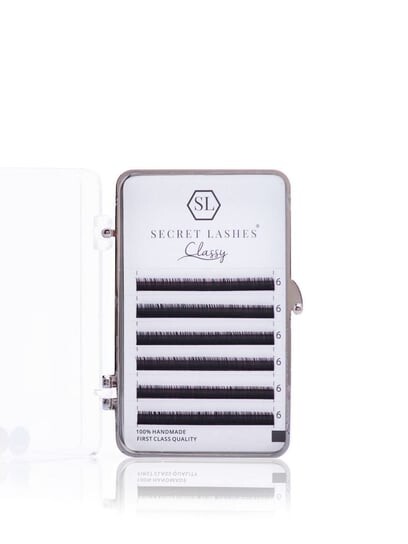 

Ресницы Classy D 0,20мм 15 мм - идеально подходят для метода 1:1 - 6 полосок Secret Lashes -
