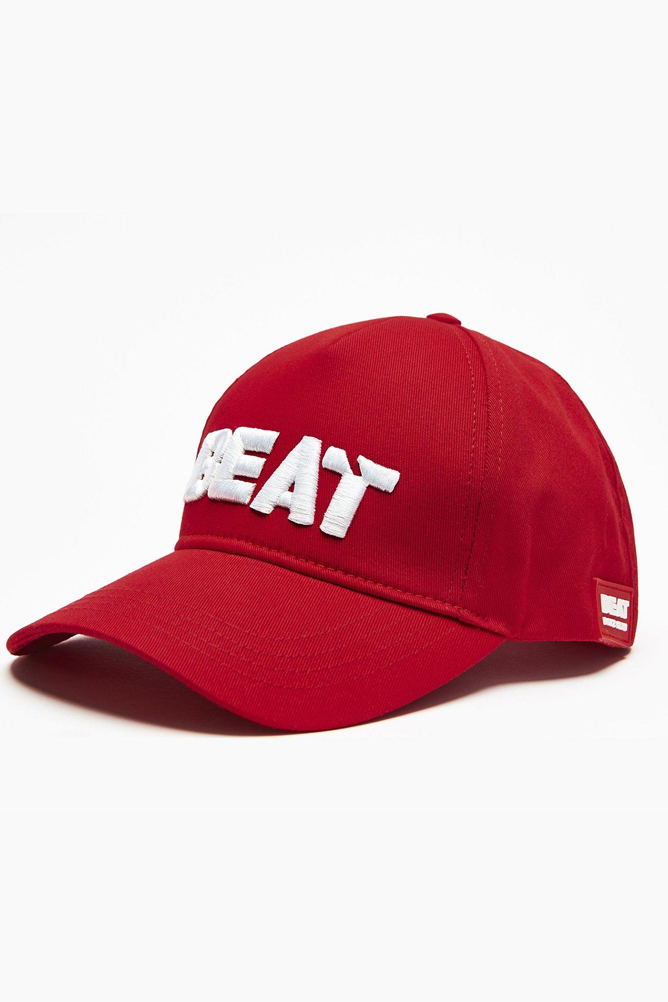 цена Бейсболка с логотипом Beat Boyz Club, красный