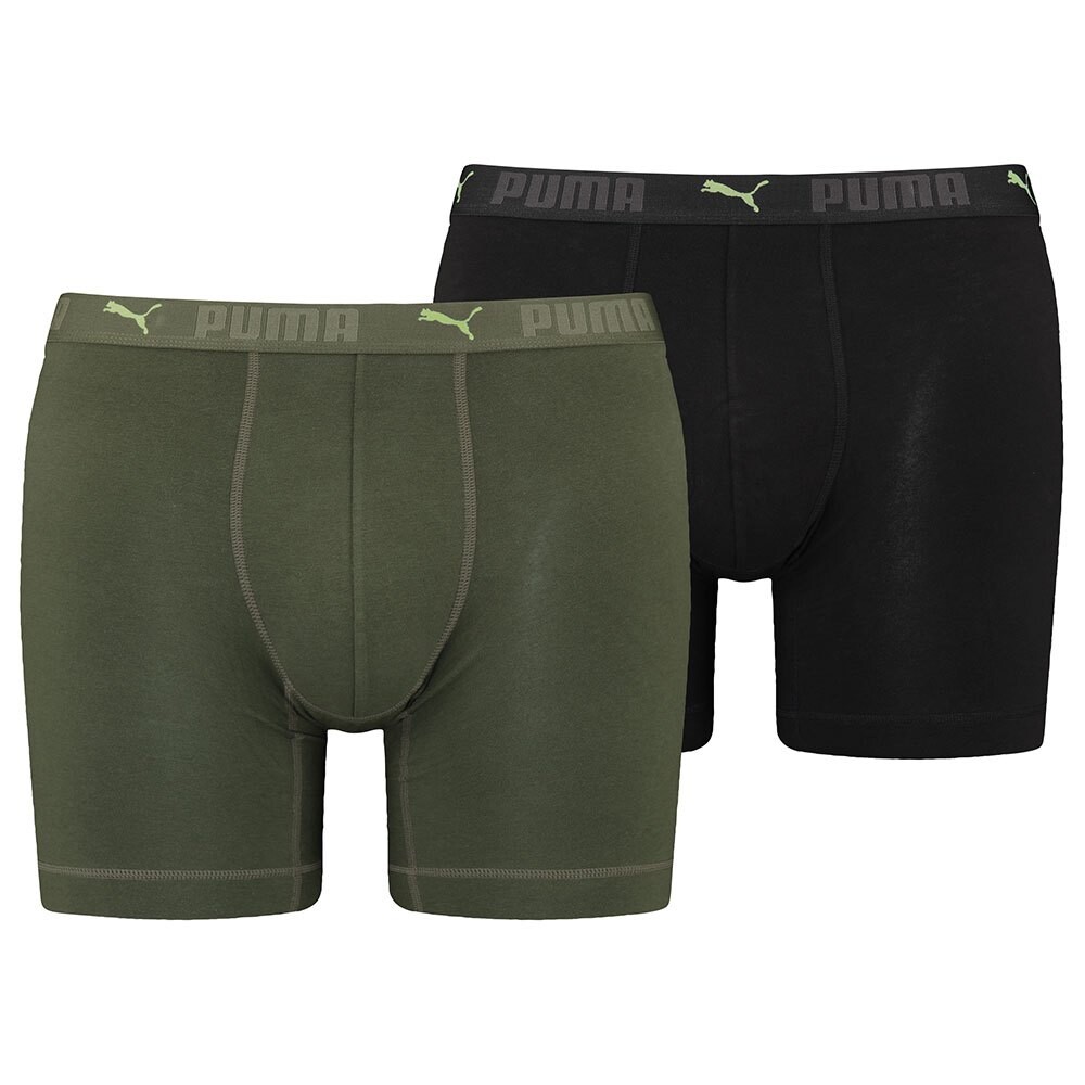 

Боксеры Puma Sport Long 2 шт, зеленый