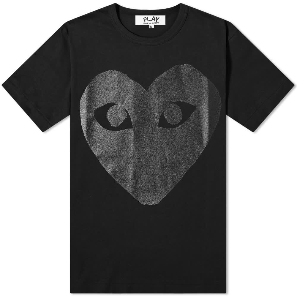 

Футболка с логотипом Comme des Garcons Play Heart, черный