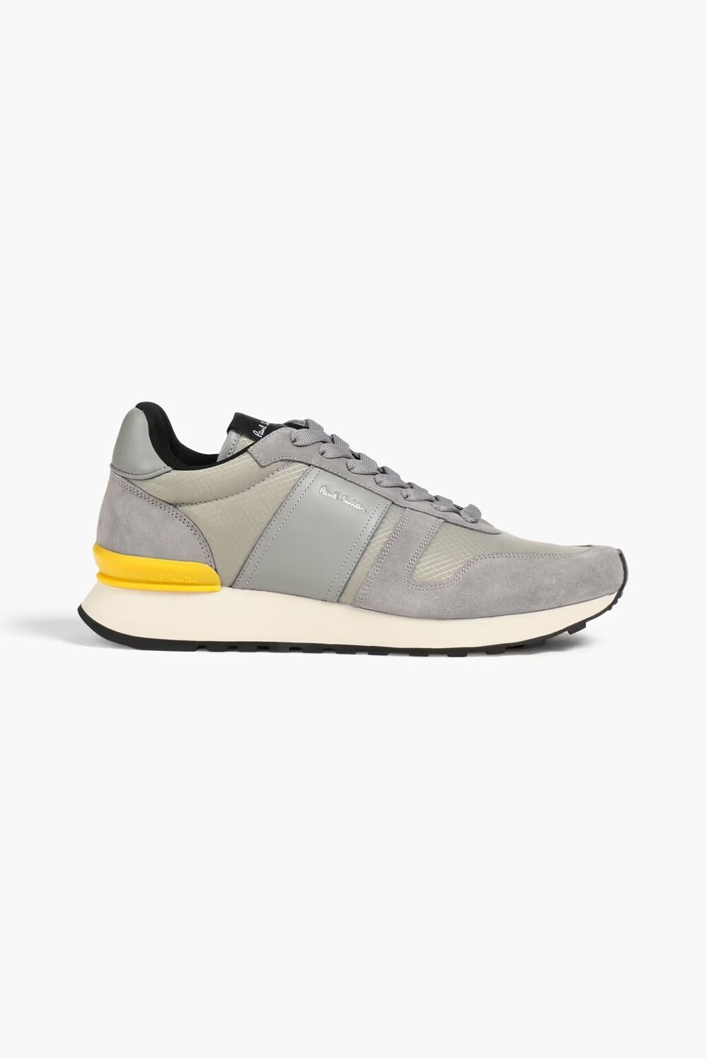 

Кроссовки Eighties Ripstop из кожи и замши Paul Smith, серый