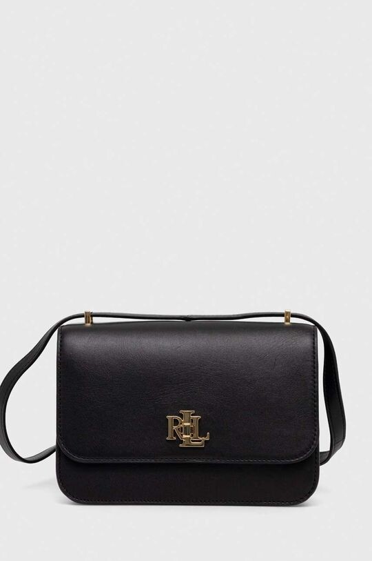 

Кожаная сумочка Lauren Ralph Lauren, черный