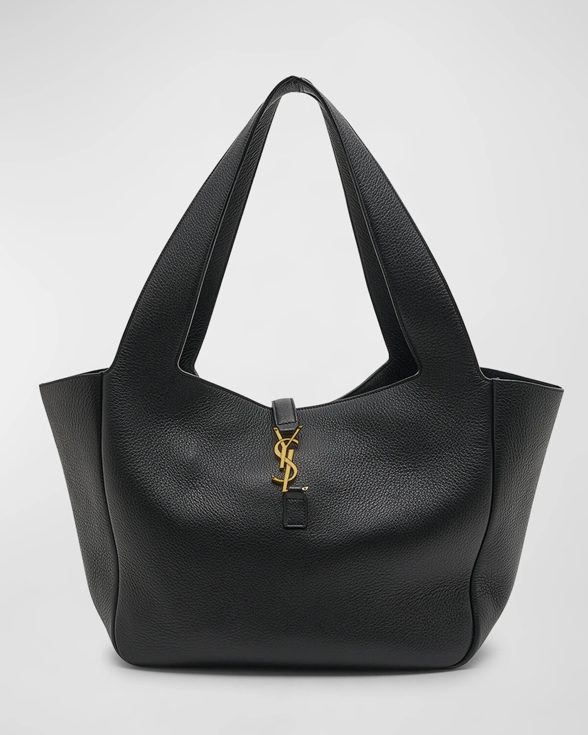 

Большая сумка Bea Cabas YSL из мягкой кожи Saint Laurent, цвет Noir