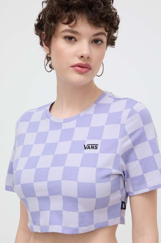 

Хлопковая футболка Vans, синий