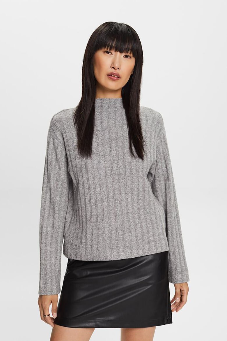 

Свитер Рипсен свободного кроя Esprit, серый