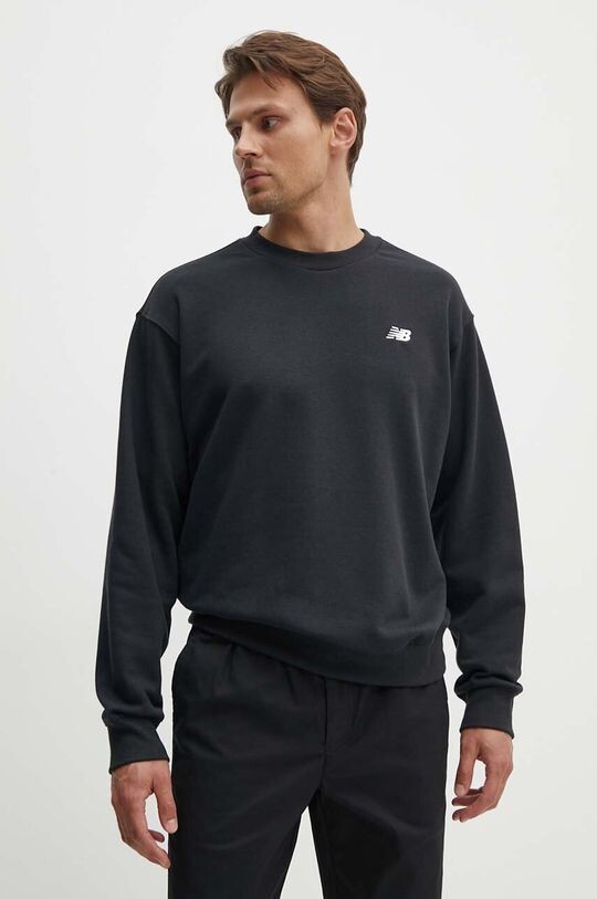 

Толстовка с маленьким логотипом во французском стиле New Balance, черный